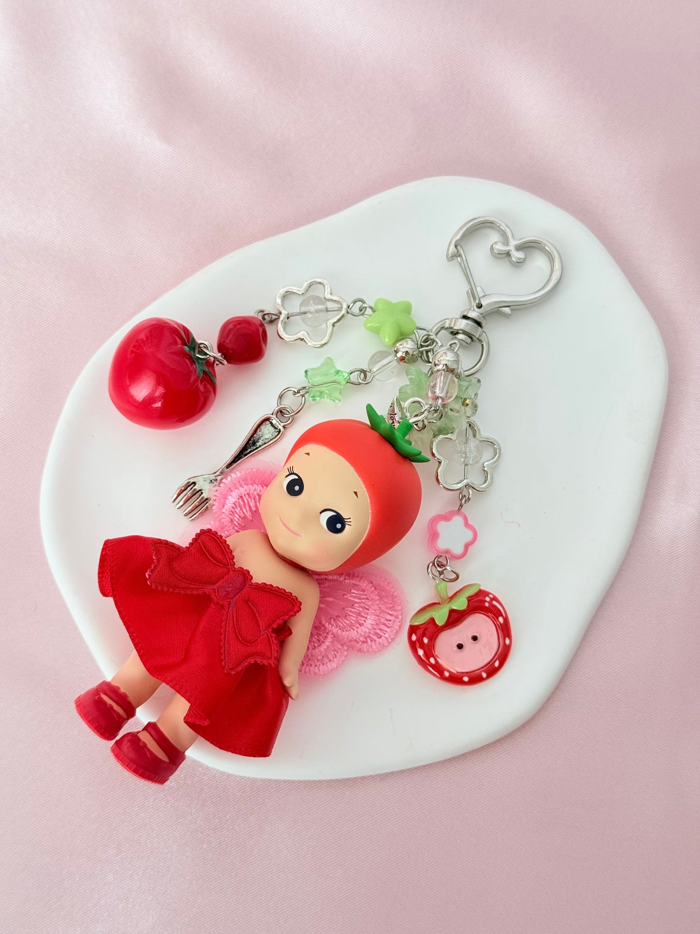 Sonny Angel Tomato Keychain – Veggie Series | 100% Authentic
