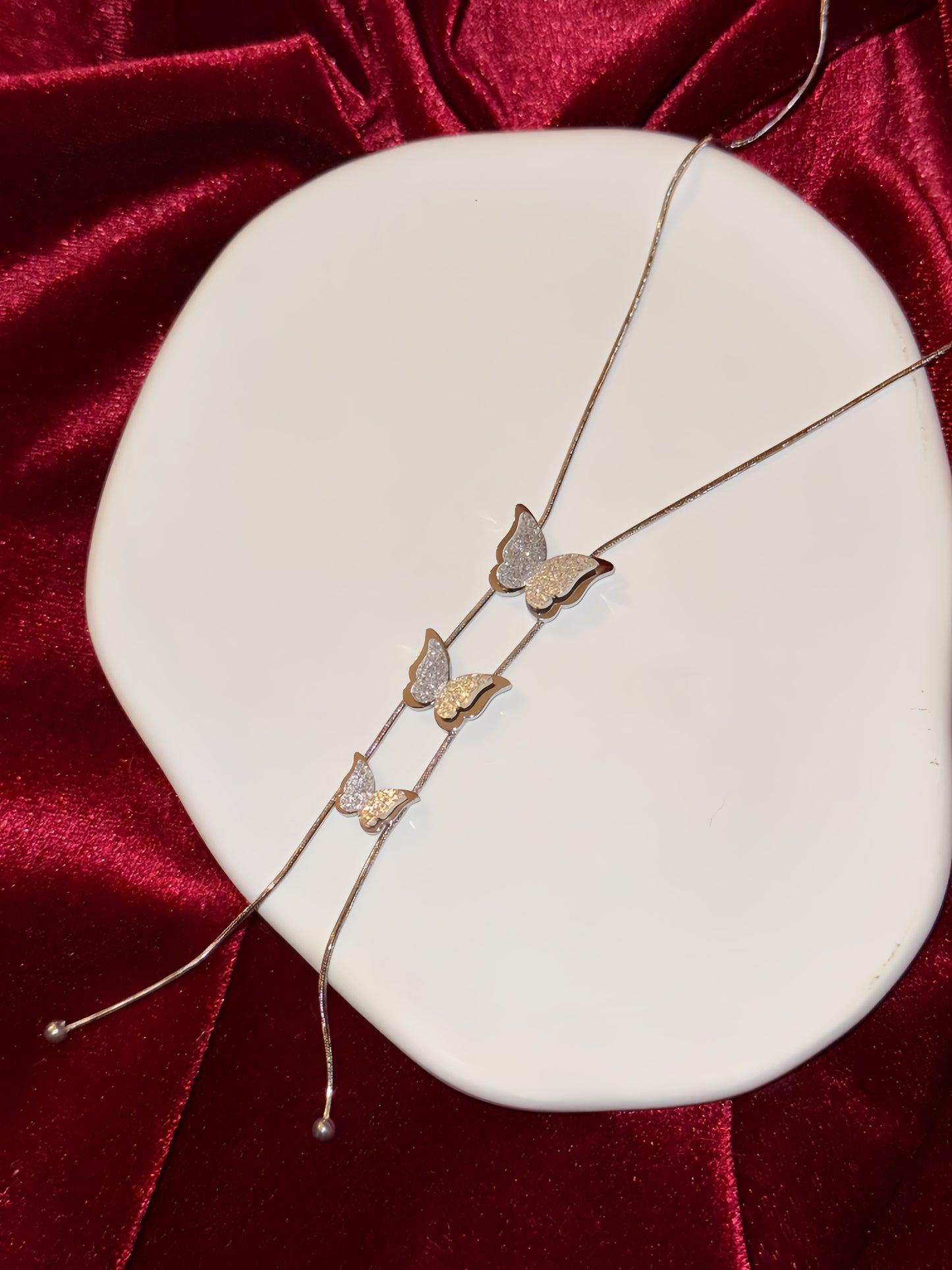 The Butterfly Cascade Necklace