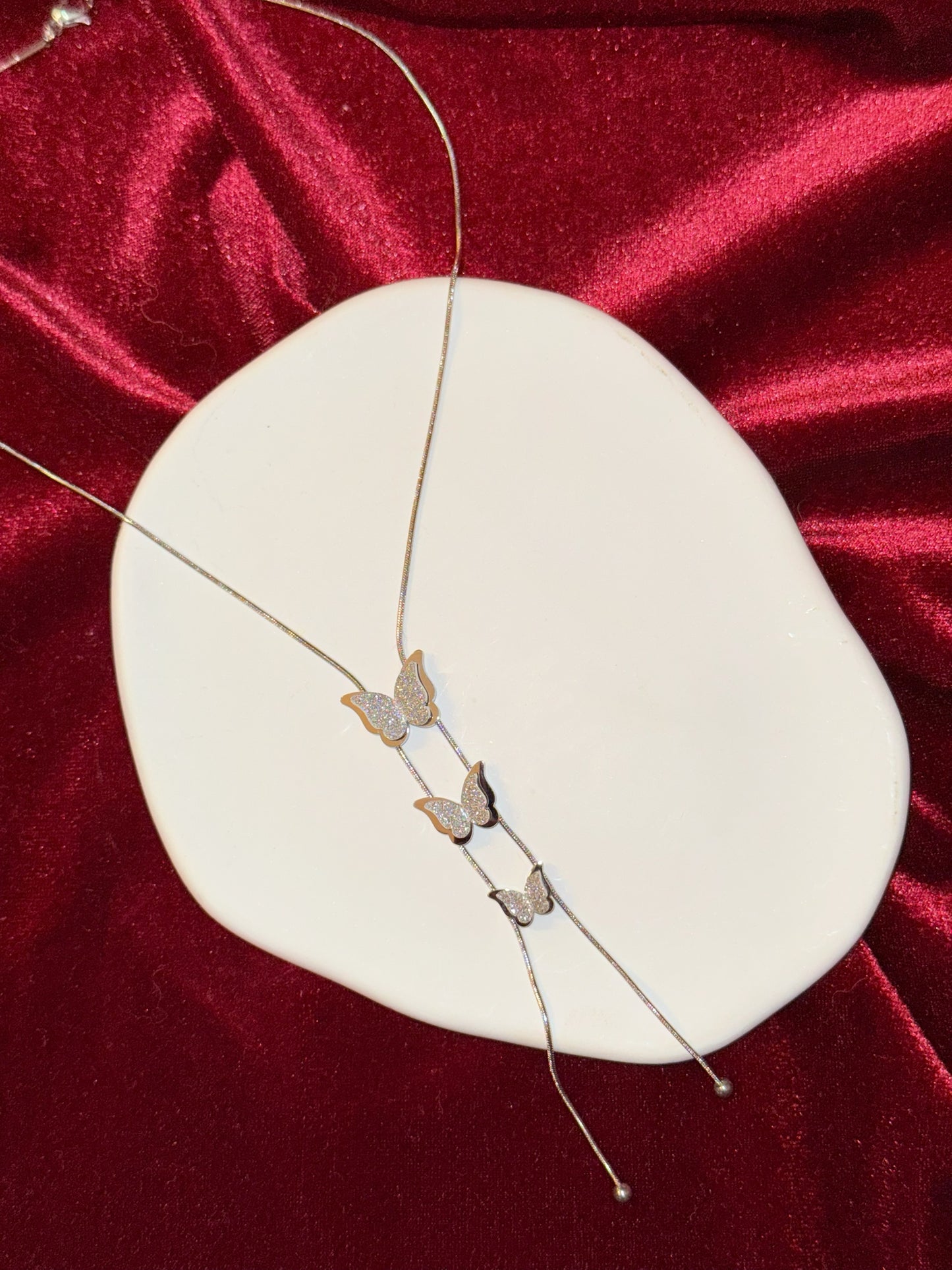 The Butterfly Cascade Necklace