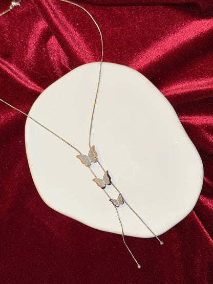 The Butterfly Cascade Necklace