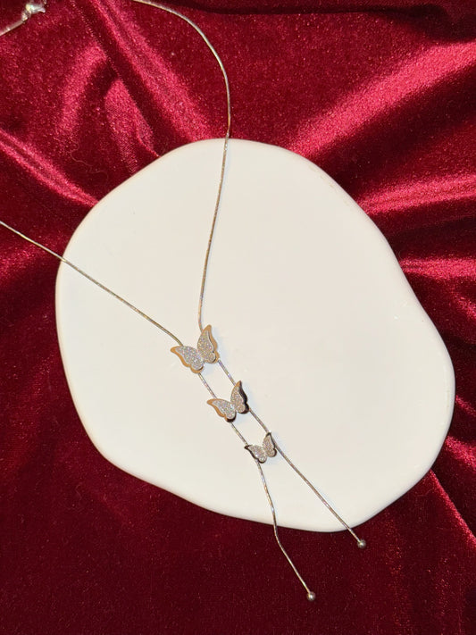 The Butterfly Cascade Necklace
