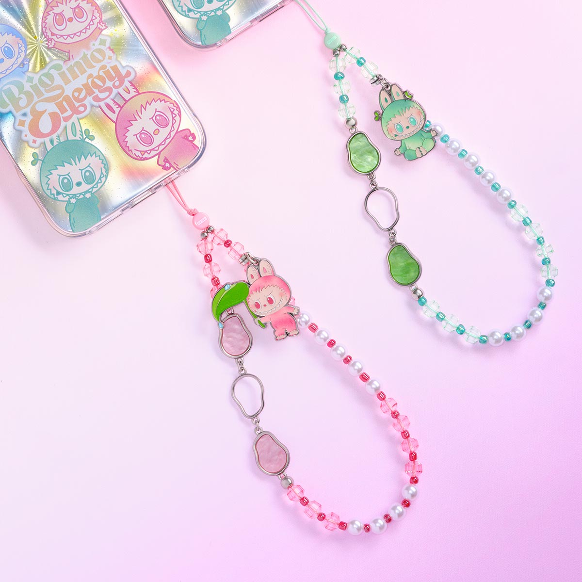 THE MONSTERS Big into Energy Series-Phone Charm Blind Box